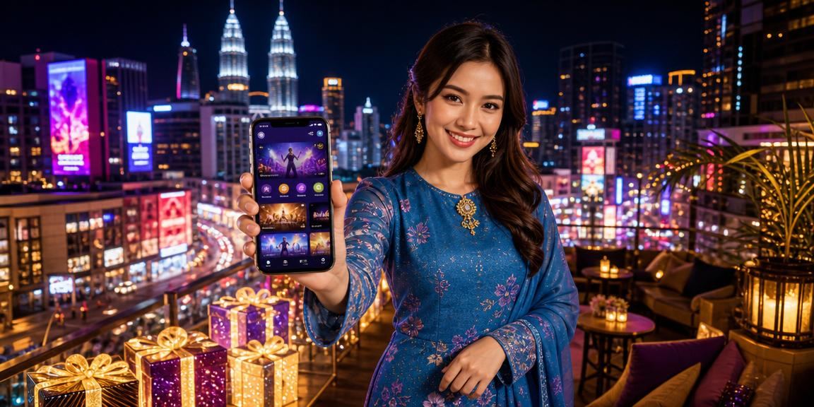 Pengguna Malaysia menggunakan aplikasi mudah alih 8350 di telefon Android