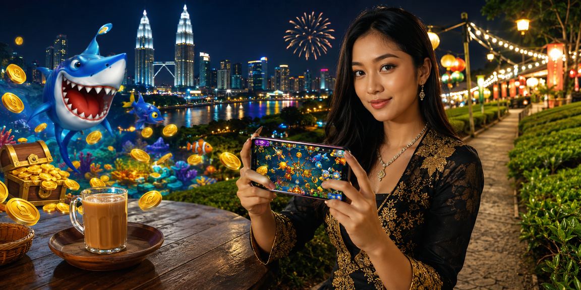 Pemain dari Petaling Jaya meneroka pelbagai permainan digital di platform 8350 melalui mudah alih